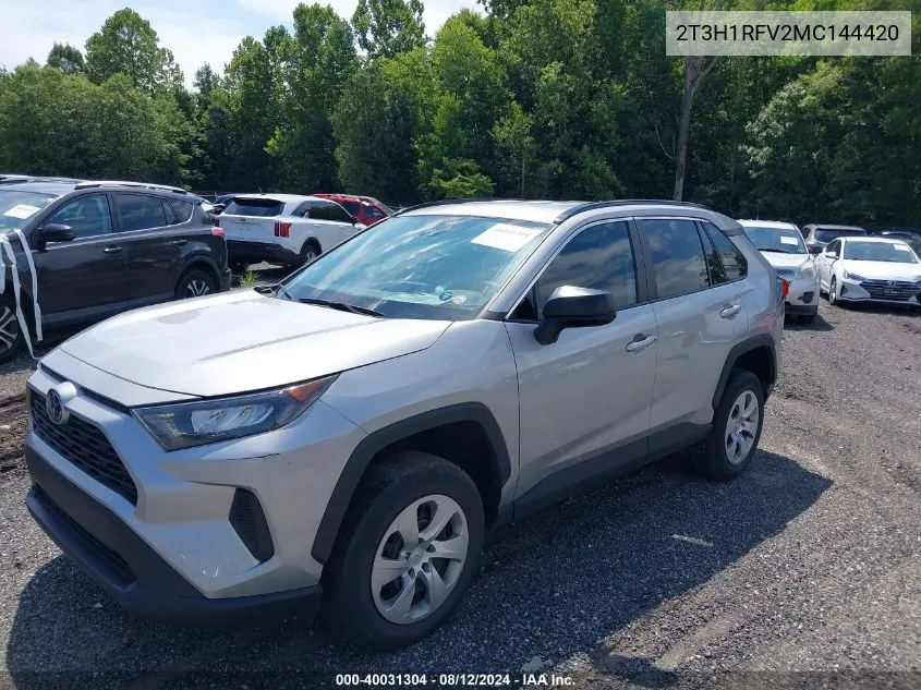 2T3H1RFV2MC144420 2021 Toyota Rav4 Le