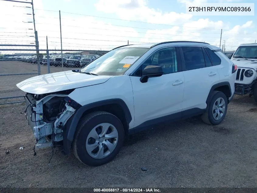 2T3H1RFV9MC089366 2021 Toyota Rav4 Le