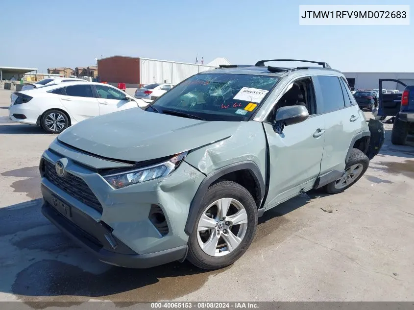 JTMW1RFV9MD072683 2021 Toyota Rav4 Xle