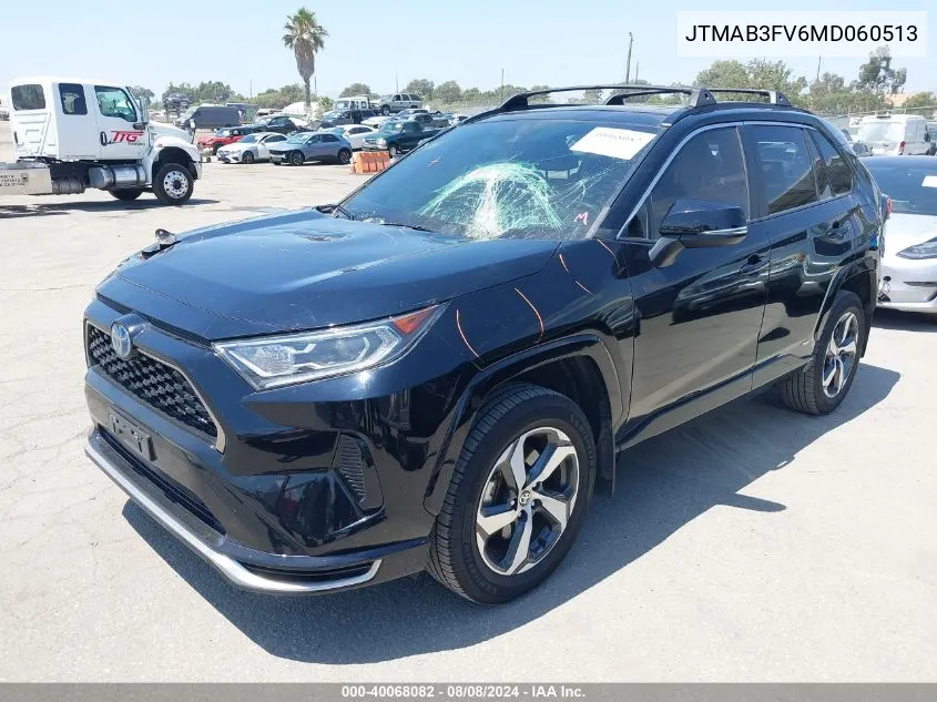 2021 Toyota Rav4 Prime Se VIN: JTMAB3FV6MD060513 Lot: 40068082