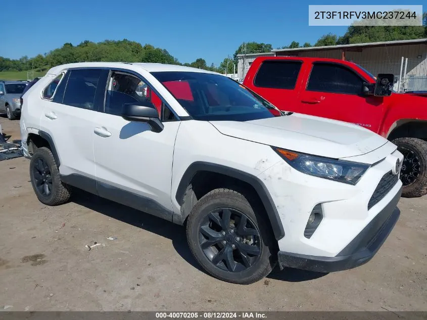 2T3F1RFV3MC237244 2021 Toyota Rav4 Le