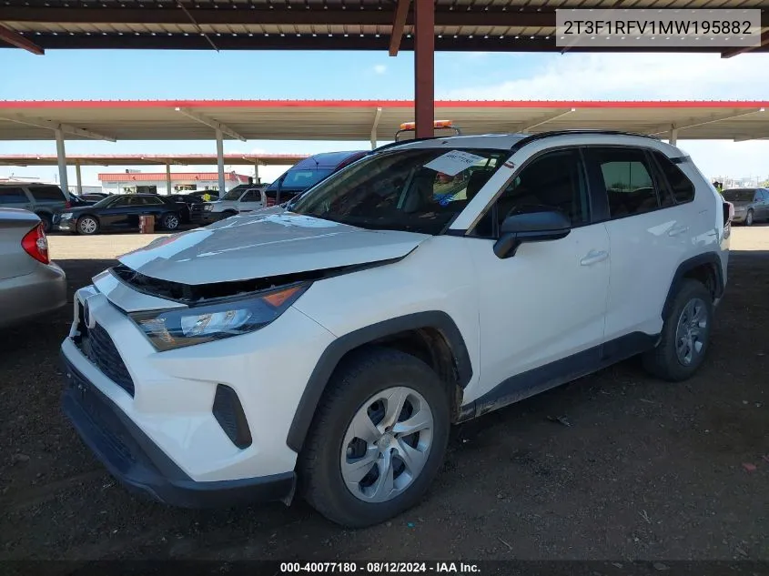 2T3F1RFV1MW195882 2021 Toyota Rav4 Le