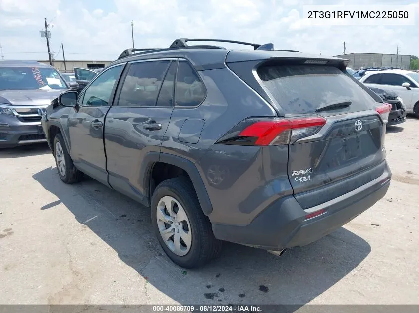 2021 Toyota Rav4 Le VIN: 2T3G1RFV1MC225050 Lot: 40085709