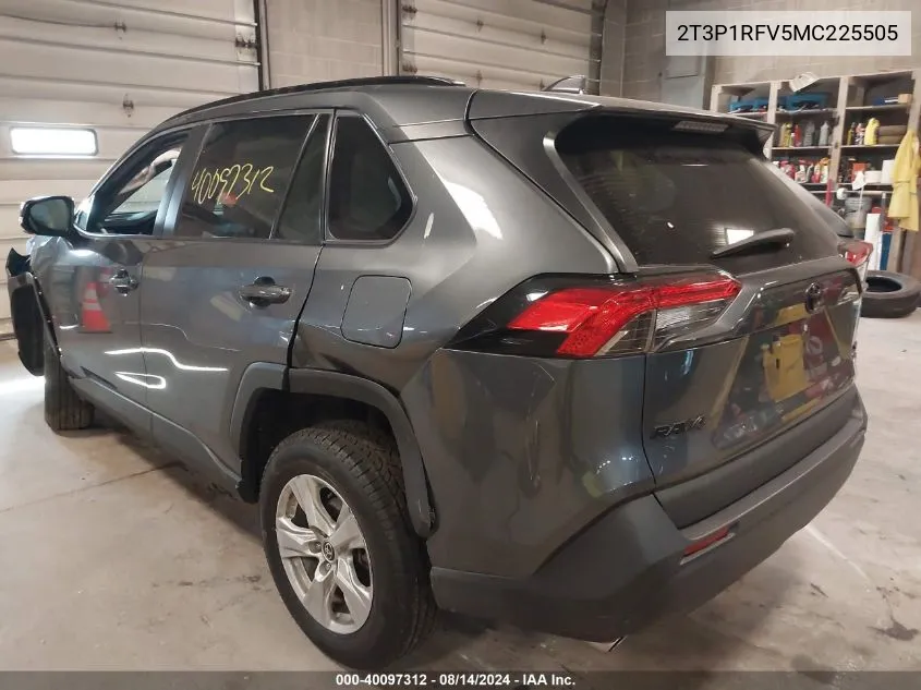 2021 Toyota Rav4 Xle VIN: 2T3P1RFV5MC225505 Lot: 40097312