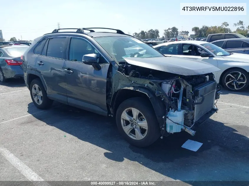 4T3RWRFV5MU022896 2021 Toyota Rav4 Xle