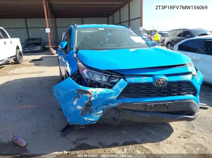 2T3P1RFV7MW156069 2021 Toyota Rav4 Xle