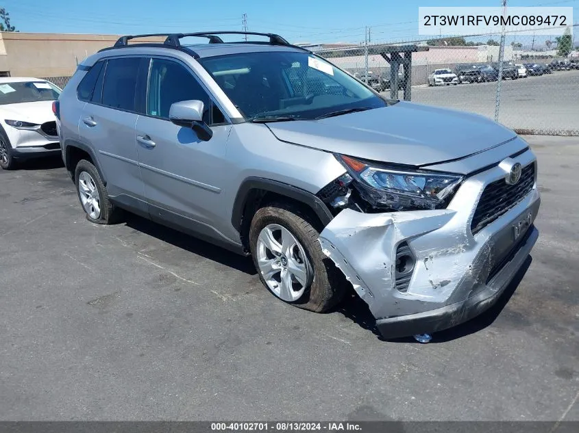 2T3W1RFV9MC089472 2021 Toyota Rav4 Xle