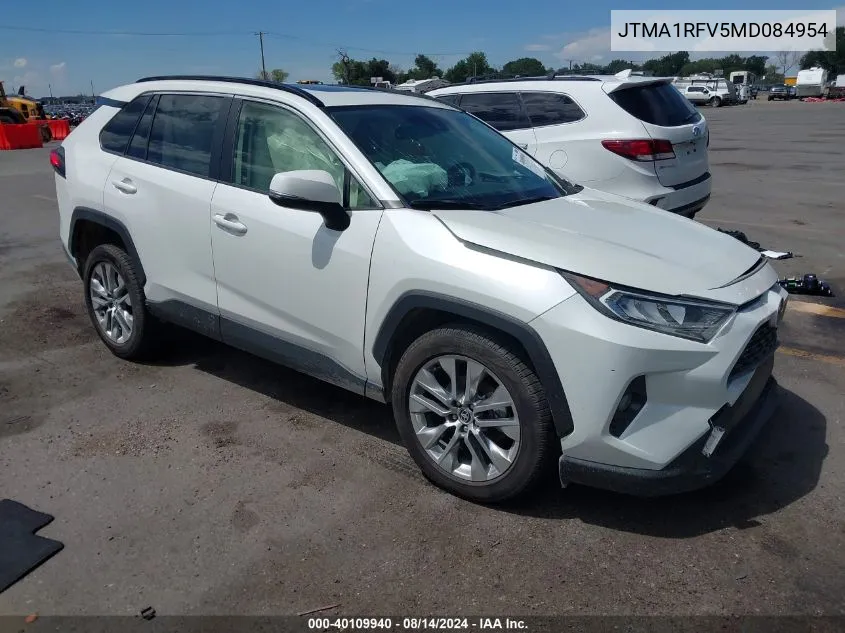 JTMA1RFV5MD084954 2021 Toyota Rav4 Xle Premium