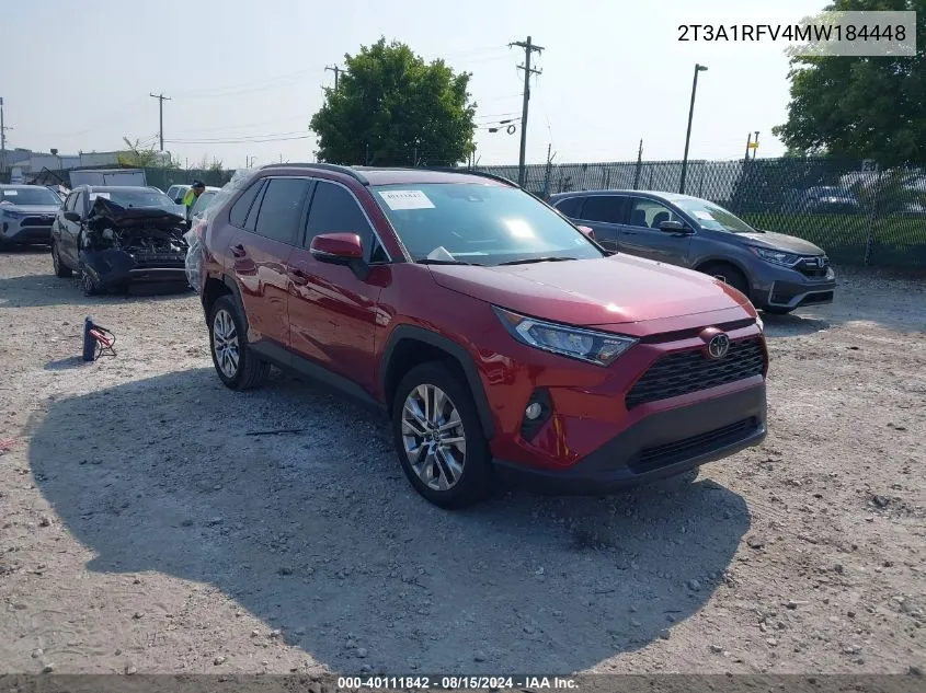 2T3A1RFV4MW184448 2021 Toyota Rav4 Xle Premium