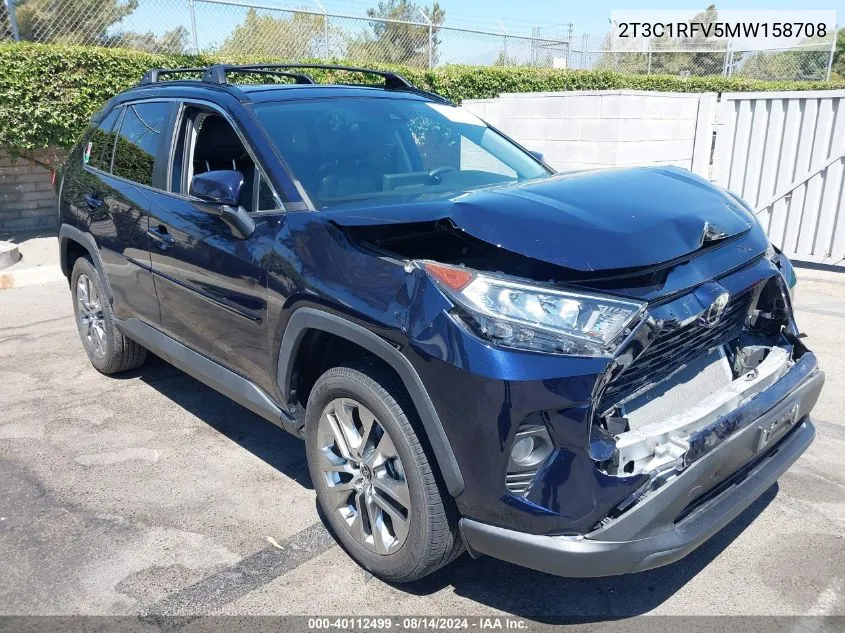 2021 Toyota Rav4 Xle Premium VIN: 2T3C1RFV5MW158708 Lot: 40112499