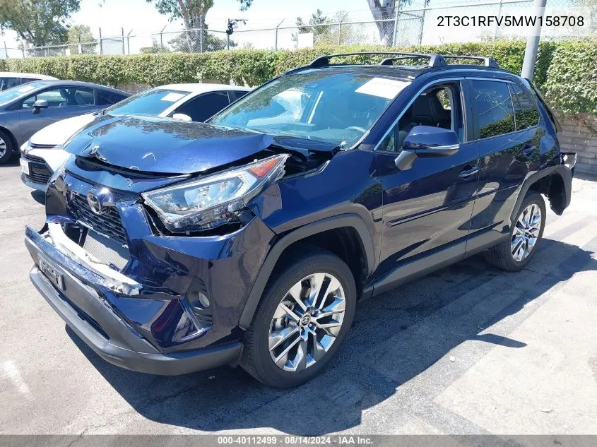 2T3C1RFV5MW158708 2021 Toyota Rav4 Xle Premium