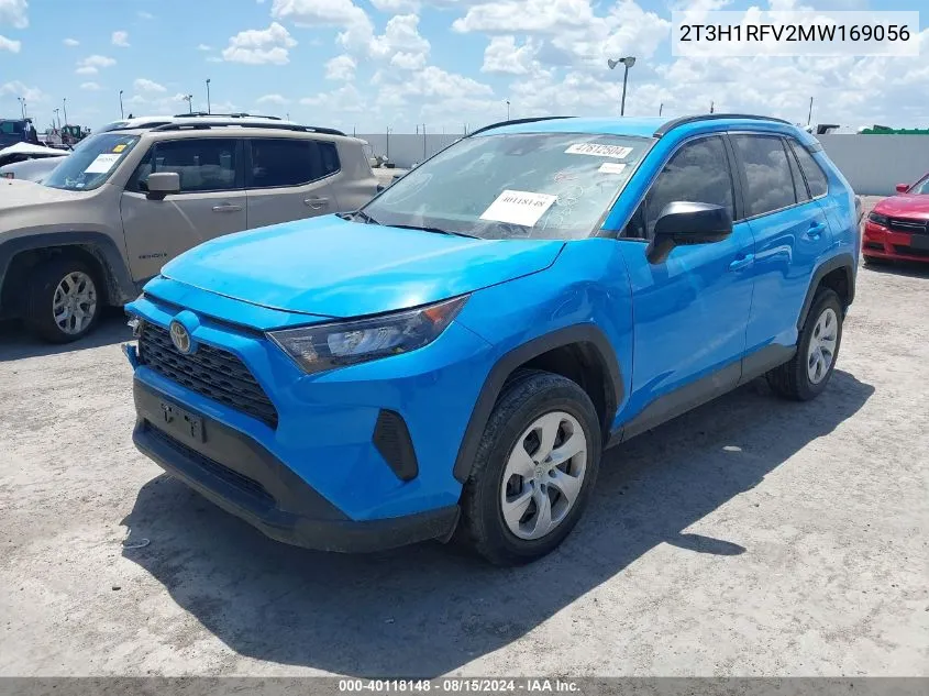 2T3H1RFV2MW169056 2021 Toyota Rav4 Le