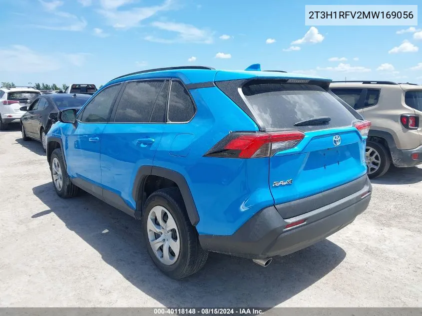 2T3H1RFV2MW169056 2021 Toyota Rav4 Le