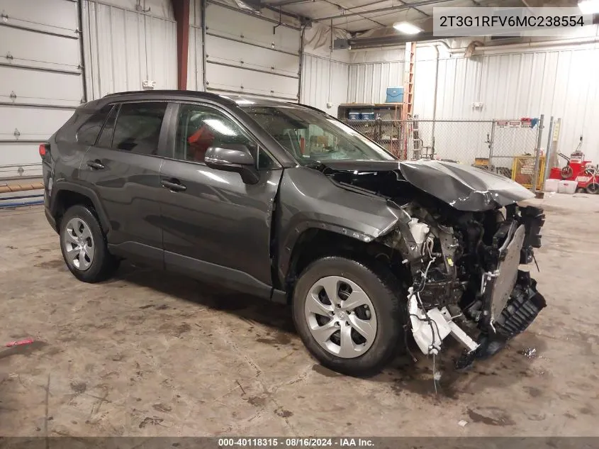 2T3G1RFV6MC238554 2021 Toyota Rav4 Le