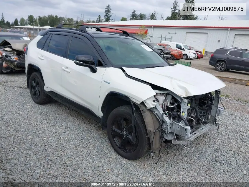 JTME6RFV2MJ009875 2021 Toyota Rav4 Hybrid Xse