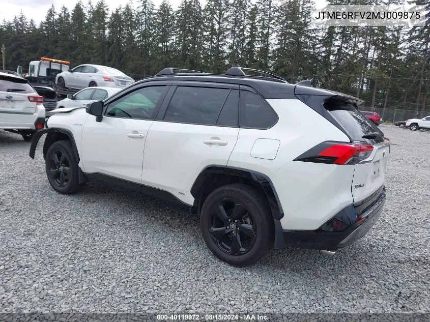 2021 Toyota Rav4 Hybrid Xse VIN: JTME6RFV2MJ009875 Lot: 40119972