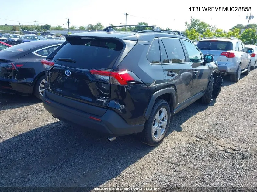 2021 Toyota Rav4 Le VIN: 4T3LWRFV8MU028858 Lot: 40130438