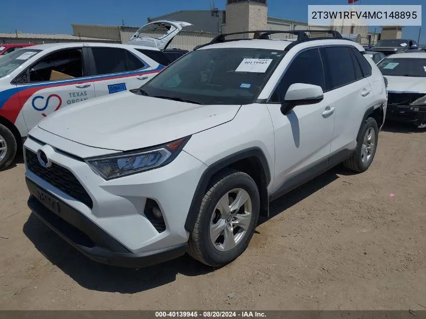 2T3W1RFV4MC148895 2021 Toyota Rav4 Xle