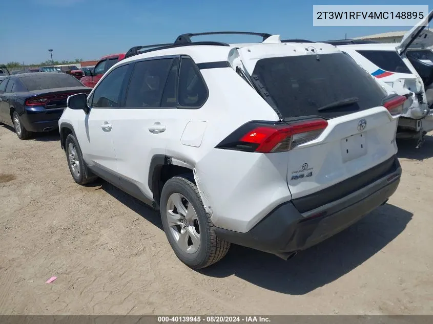 2T3W1RFV4MC148895 2021 Toyota Rav4 Xle