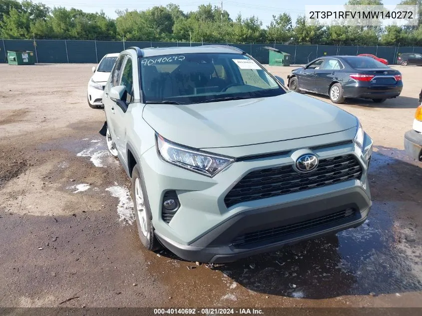 2T3P1RFV1MW140272 2021 Toyota Rav4 Xle