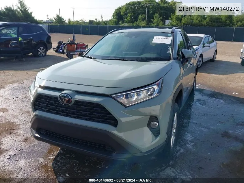 2021 Toyota Rav4 Xle VIN: 2T3P1RFV1MW140272 Lot: 40140692