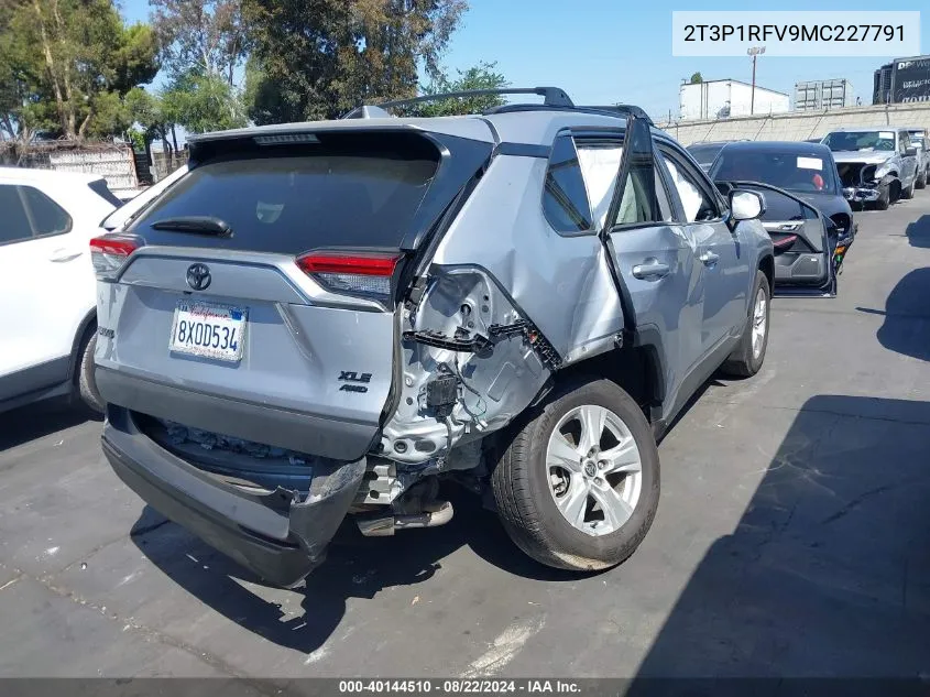 2T3P1RFV9MC227791 2021 Toyota Rav4 Xle