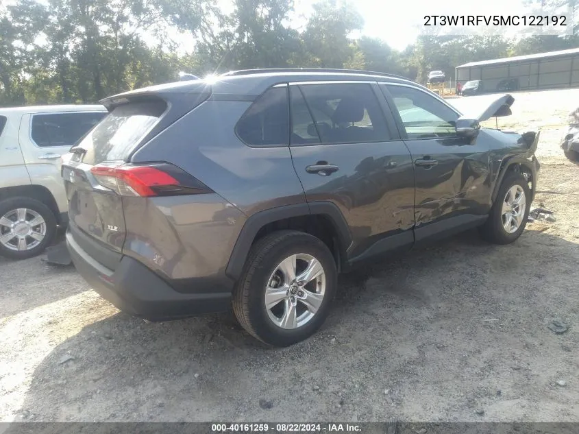 2T3W1RFV5MC122192 2021 Toyota Rav4 Xle