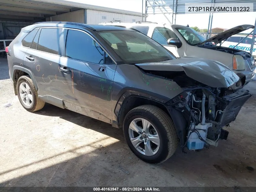 2T3P1RFV5MC181232 2021 Toyota Rav4 Xle/Xle Premium