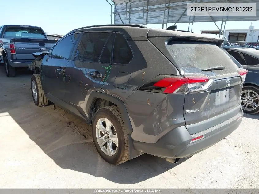 2T3P1RFV5MC181232 2021 Toyota Rav4 Xle/Xle Premium