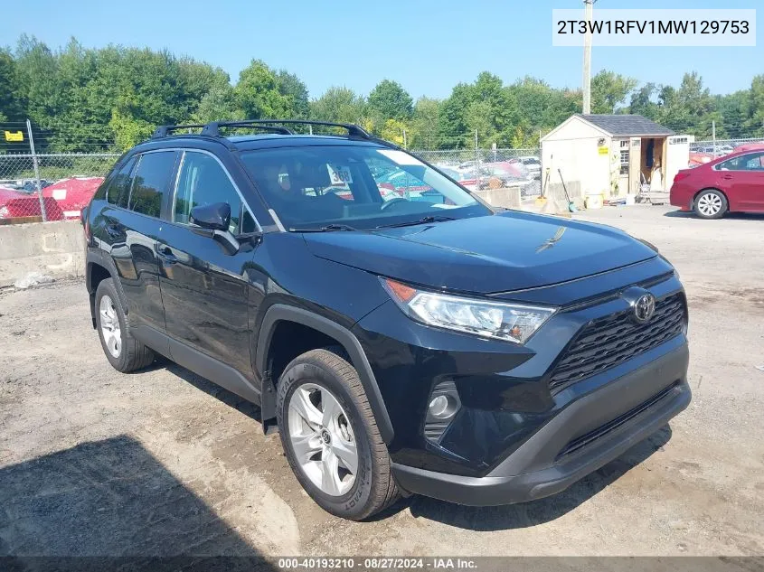 2021 Toyota Rav4 Xle VIN: 2T3W1RFV1MW129753 Lot: 40193210