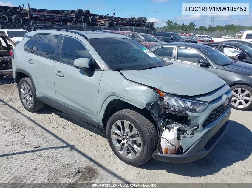 2021 Toyota Rav4 Xle Premium VIN: 2T3C1RFV1MW185453 Lot: 40199524