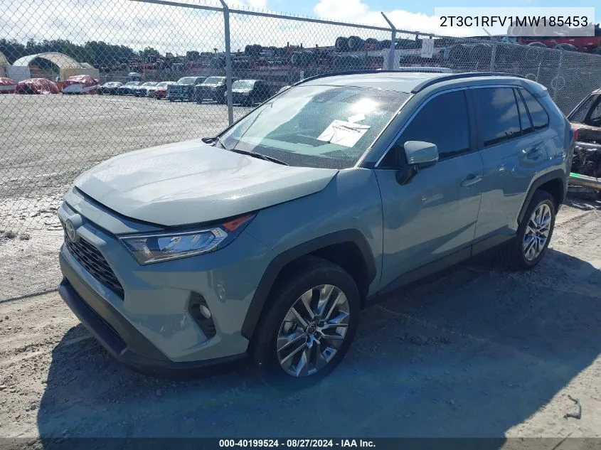 2021 Toyota Rav4 Xle Premium VIN: 2T3C1RFV1MW185453 Lot: 40199524