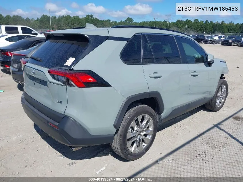 2021 Toyota Rav4 Xle Premium VIN: 2T3C1RFV1MW185453 Lot: 40199524