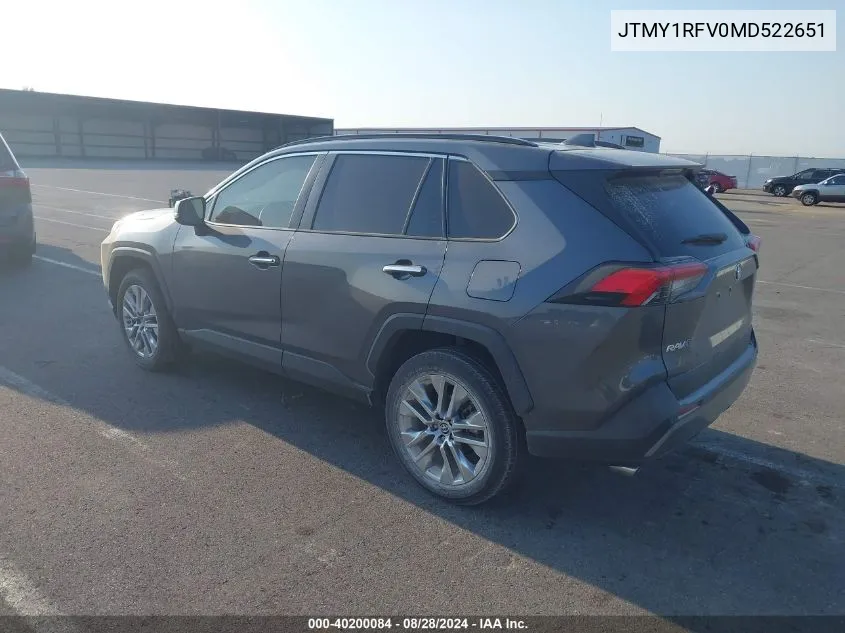 JTMY1RFV0MD522651 2021 Toyota Rav4 Limited