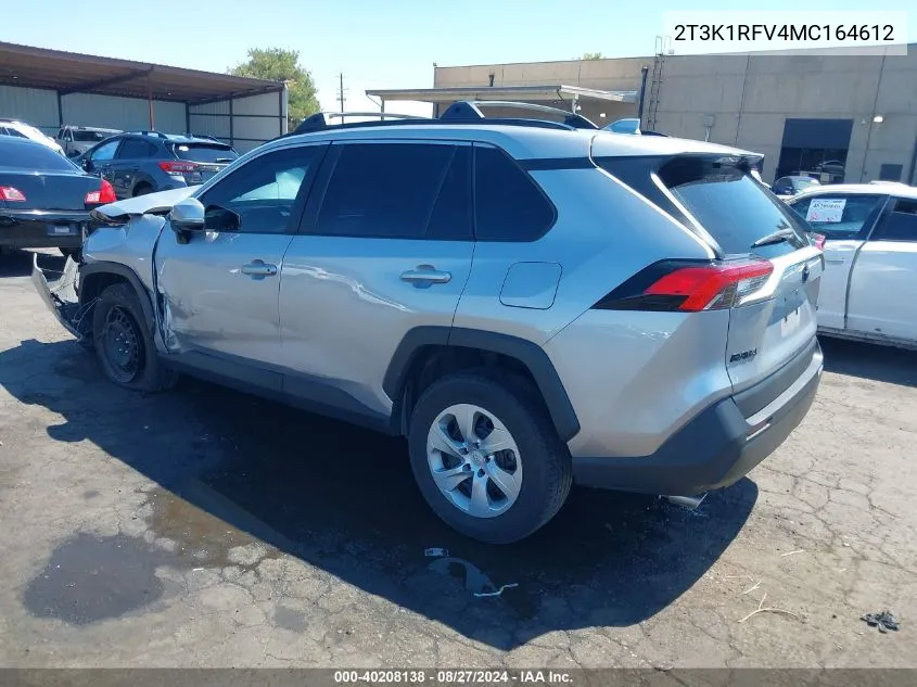 2T3K1RFV4MC164612 2021 Toyota Rav4 Le