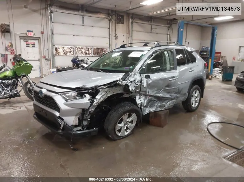 JTMRWRFV1MD134673 2021 Toyota Rav4 Hybrid Xle