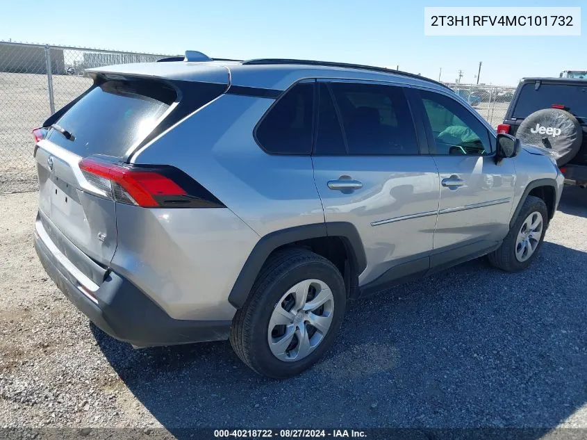 2T3H1RFV4MC101732 2021 Toyota Rav4 Le