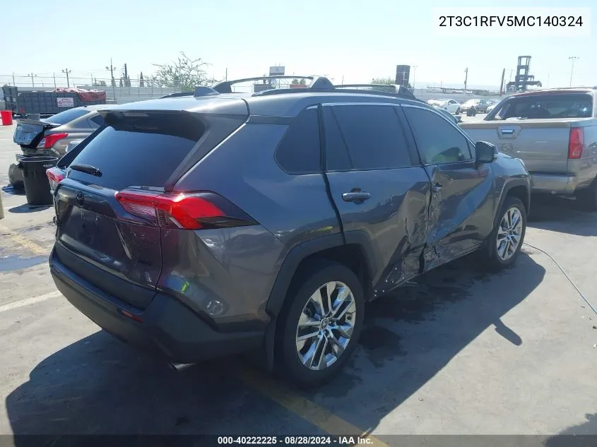 2T3C1RFV5MC140324 2021 Toyota Rav4 Xle Premium