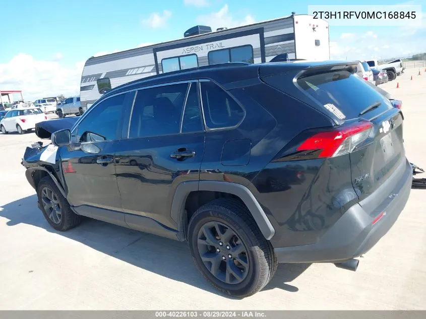 2021 Toyota Rav4 Le VIN: 2T3H1RFV0MC168845 Lot: 40226103