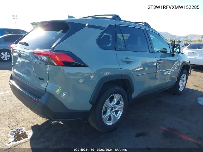 2021 Toyota Rav4 Xle VIN: 2T3W1RFVXMW152285 Lot: 40231180