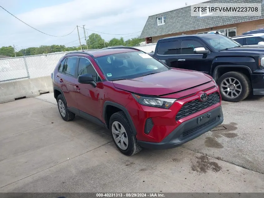 2021 Toyota Rav4 Le VIN: 2T3F1RFV6MW223708 Lot: 40231313