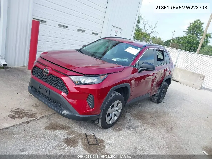 2T3F1RFV6MW223708 2021 Toyota Rav4 Le