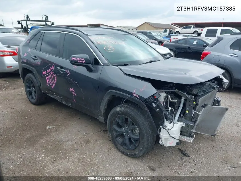 2T3H1RFV3MC157385 2021 Toyota Rav4 Le