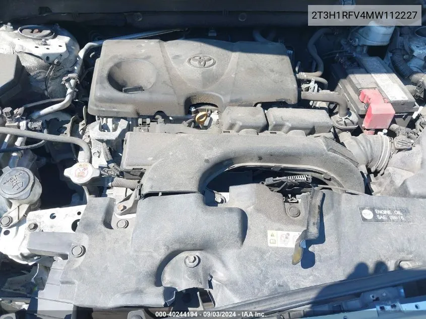 2T3H1RFV4MW112227 2021 Toyota Rav4 Le