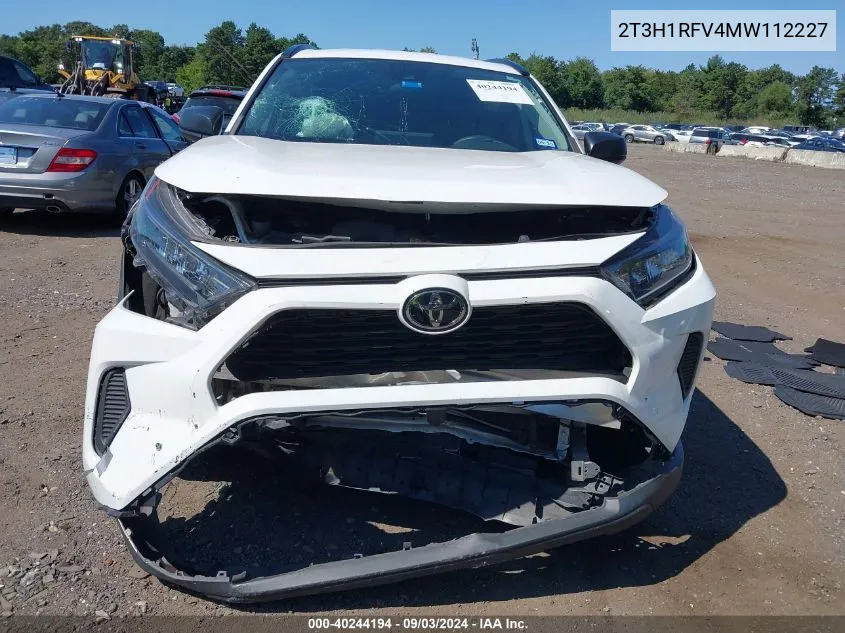 2T3H1RFV4MW112227 2021 Toyota Rav4 Le