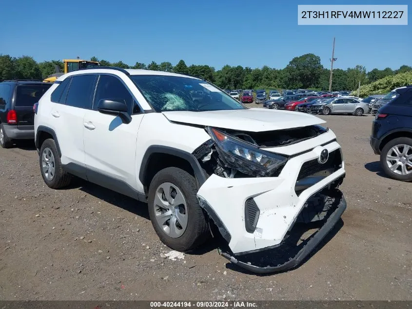 2T3H1RFV4MW112227 2021 Toyota Rav4 Le