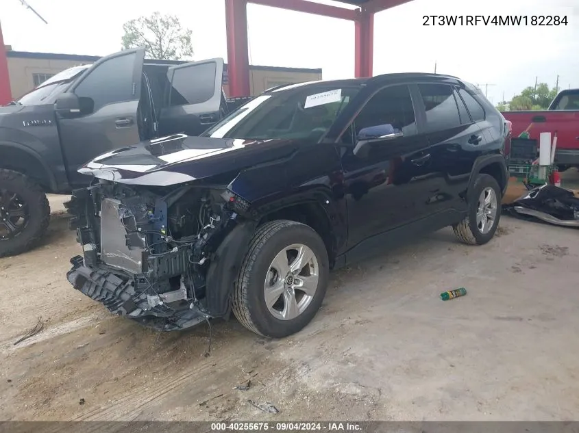 2T3W1RFV4MW182284 2021 Toyota Rav4 Xle