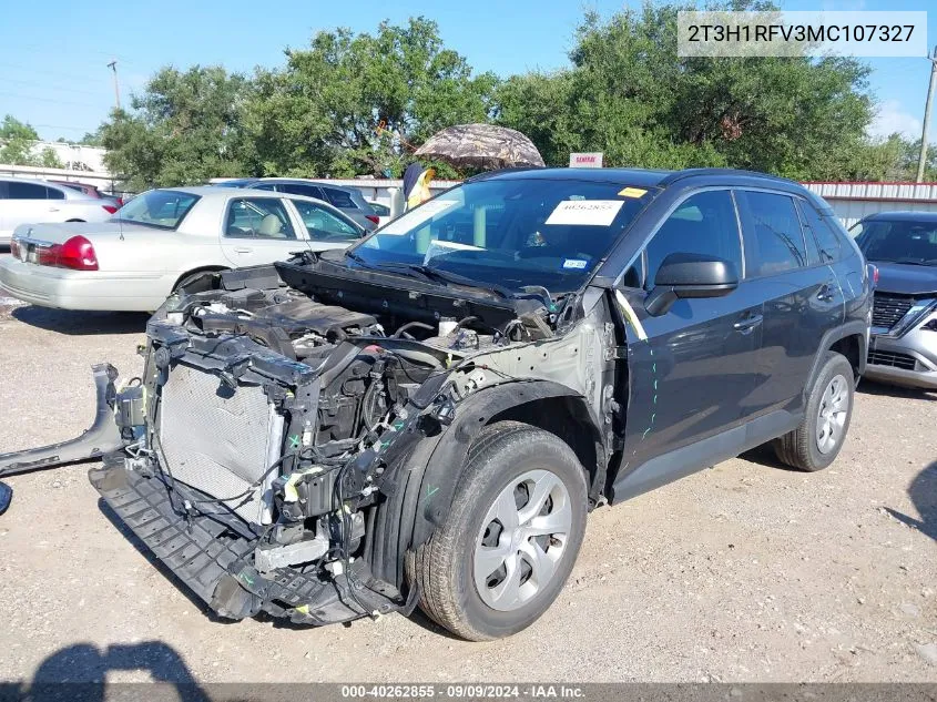 2021 Toyota Rav4 Le VIN: 2T3H1RFV3MC107327 Lot: 40262855