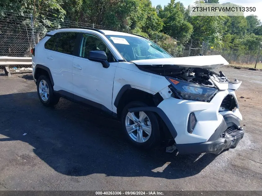 2T3H1RFV6MC113350 2021 Toyota Rav4 Le