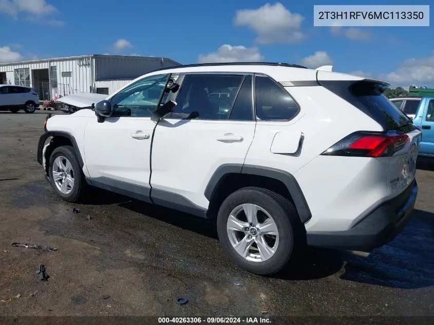 2T3H1RFV6MC113350 2021 Toyota Rav4 Le